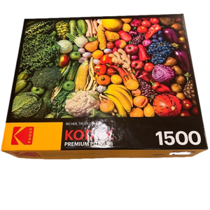 Kodak Premium Puzzles 1500 Piece Rainbow Superfoods